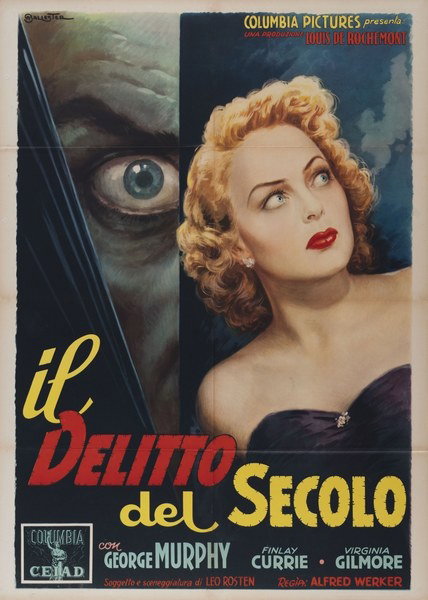 Il delitto del secolo - Manifesto 1