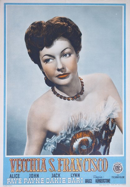 Fotobusta 3 per il film Vecchia San Francisco (1943)