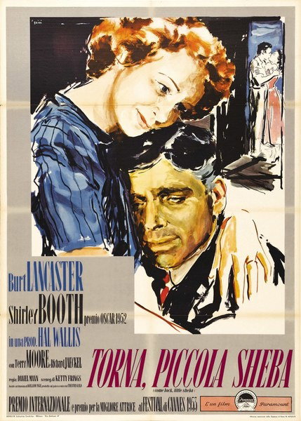 Poster 2 for the film Come Back, Little Sheba (1953), painted by Ercole Brini