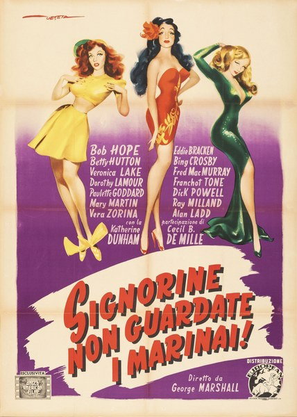Signorine, non guardate i marinai - Manifesto 1