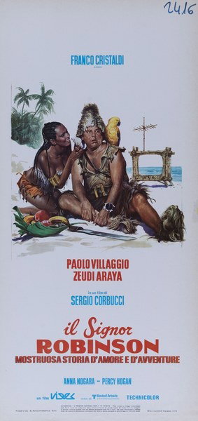 Il signor Robinson - Mostruosa storia d'amore e d'avventure - Locandina 1