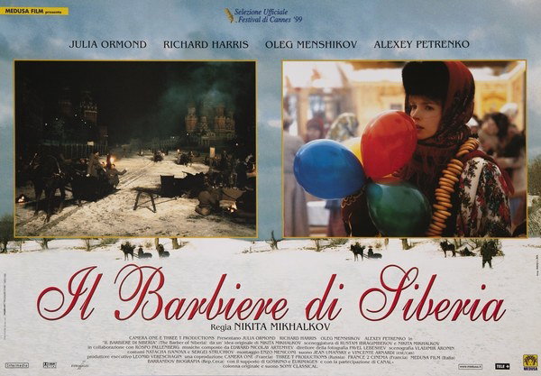 Lobby Card 1 for the film Il barbiere di Siberia (1999), painted by Petrollo Massimo (Maxy)