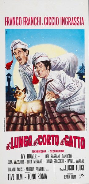 The Tall, The Short, The Cat - Lobby Card 1