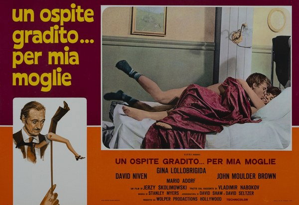 Lobby Card 7 for the film King, Queen, Knave (1972), painted by Luciano Crovato