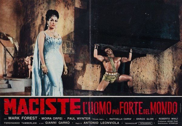 Lobby Card 2 for the film Mole Men Against the Son of Hercules (1961)