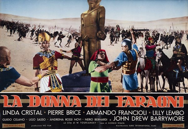 Fotobusta 8 per il film La donna dei faraoni (1960)