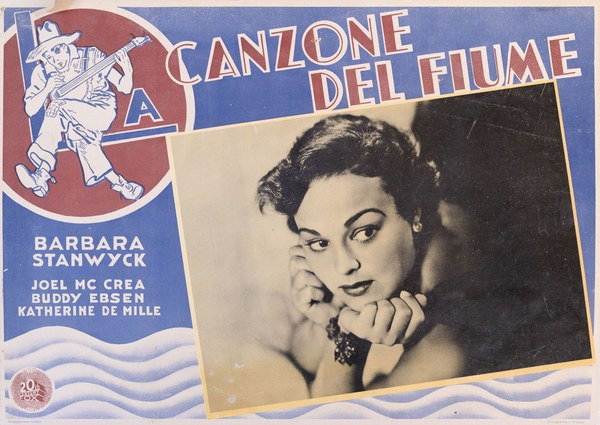 La canzone del fiume - Fotobusta 1