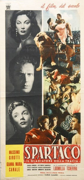 Spartaco - Il gladiatore della Tracia - Locandina 1