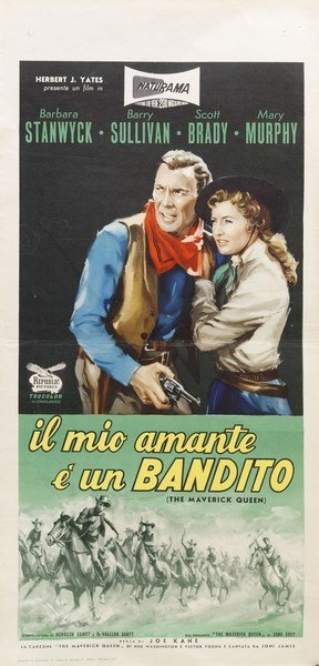Locandina 2 per il film Il mio amante è un bandito (1956)