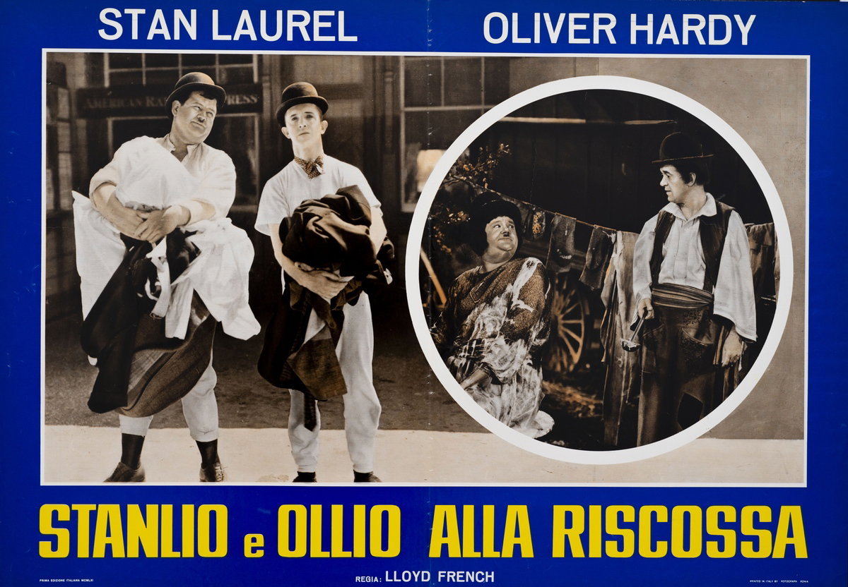 Fotobusta 1 per il film Stanlio e Ollio alla riscossa (1962)