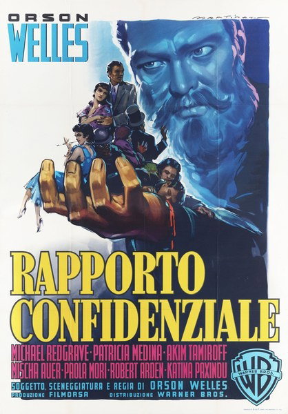 Rapporto confidenziale - Mr. Arkadin - Manifesto 1