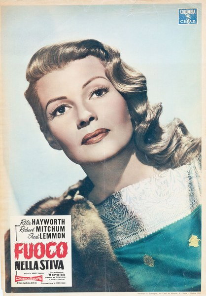 Fotobusta 2 per il film Fuoco nella stiva (1957)