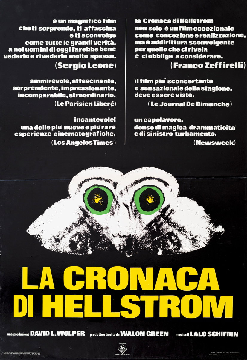 La cronaca di Hellstrom - Manifesto 1