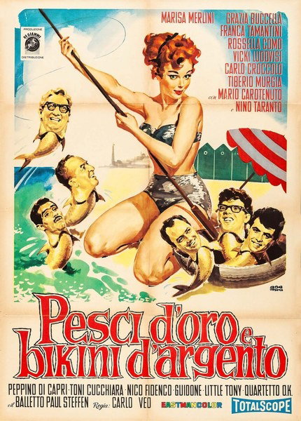 Pesci d'oro e bikini d'argento - Manifesto 1