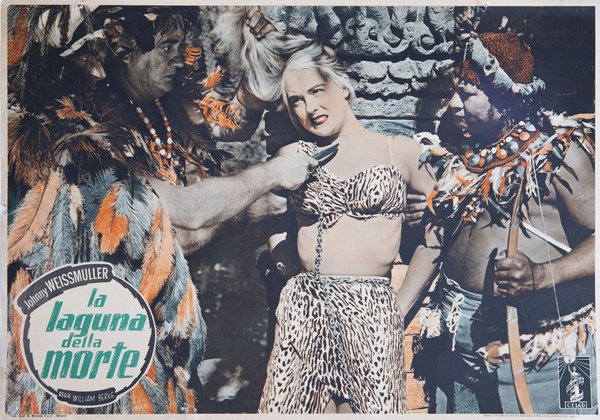Fotobusta 3 per il film La laguna della morte (1950)