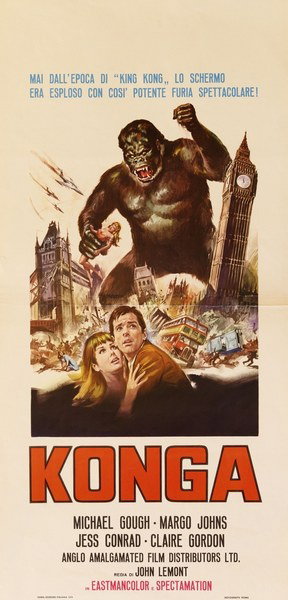 Locandina 2 per il film Konga - Terrore su Londra (1961)