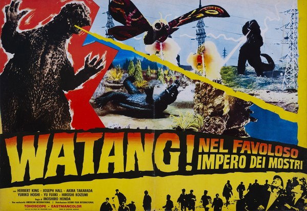 Fotobusta 6 per il film Watang! Nel favoloso impero dei mostri (1964)