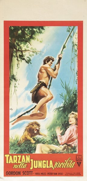 Tarzan nella giungla proibita - Locandina 1