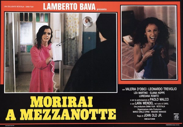 Lobby Card 2 for the film You'll Die at Midnight (1986)