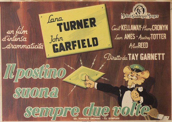 Lobby Card 4 for the film Il postino suona sempre due volte (1946)