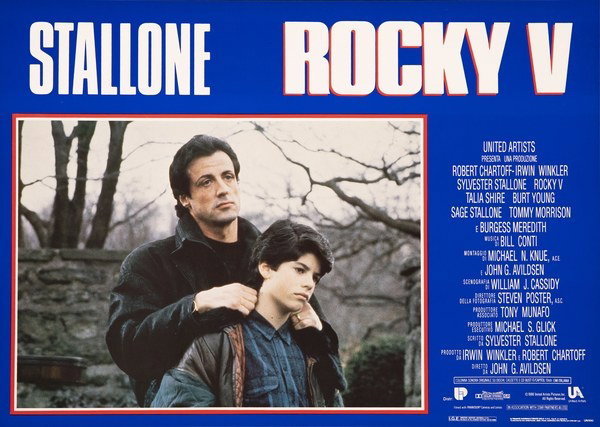 Fotobusta 5 per il film Rocky V (1990)