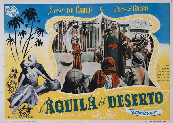 Lobby Card 5 for the film The Desert Hawk (1950)