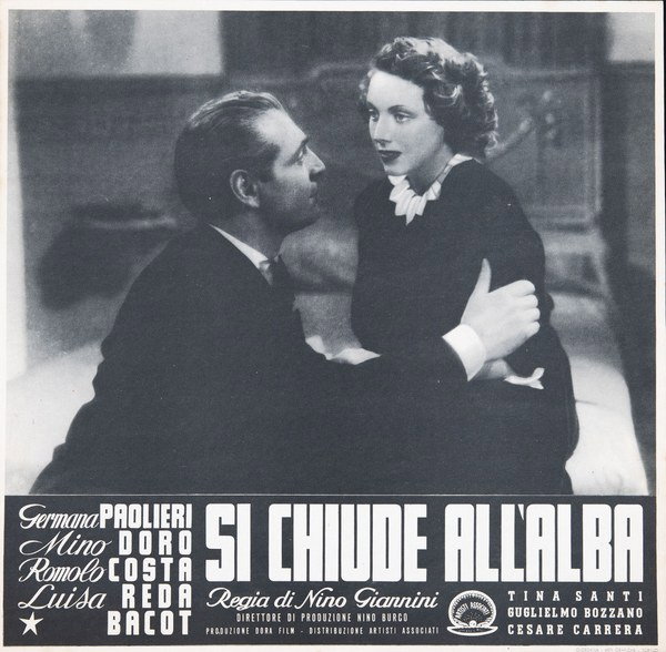 Fotobusta 3 per il film Si chiude all'alba (1945)