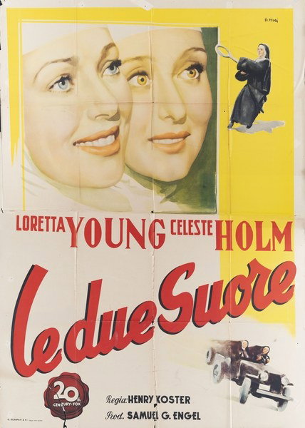 Manifesto 2 per il film Le due suore (1949)