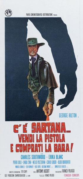 Sartana's Here... Trade Your Pistol for a Coffin - Lobby Card 1