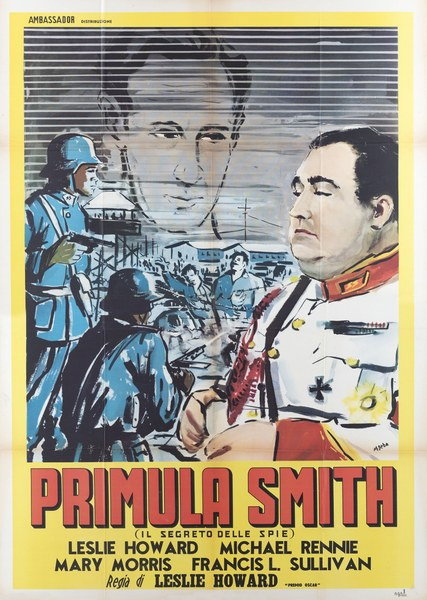 Manifesto 2 per il film La primula Smith (1941), dipinto da M. Seba
