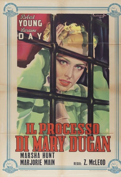 Il processo di Mary Dugan - Manifesto 1