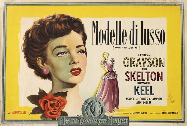 Fotobusta 2 per il film Modelle di lusso (1952)