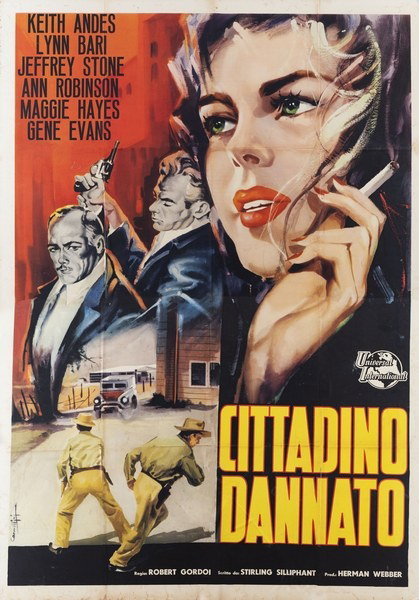 Poster 2 for the film Cittadino dannato (1957)
