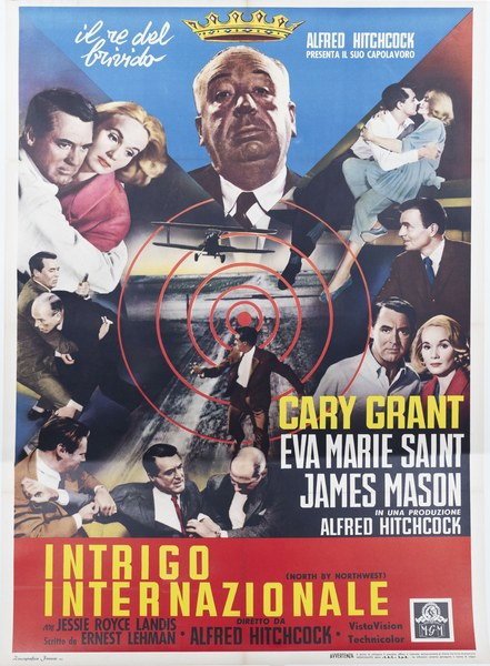 Manifesto 2 per il film Intrigo internazionale (1959)
