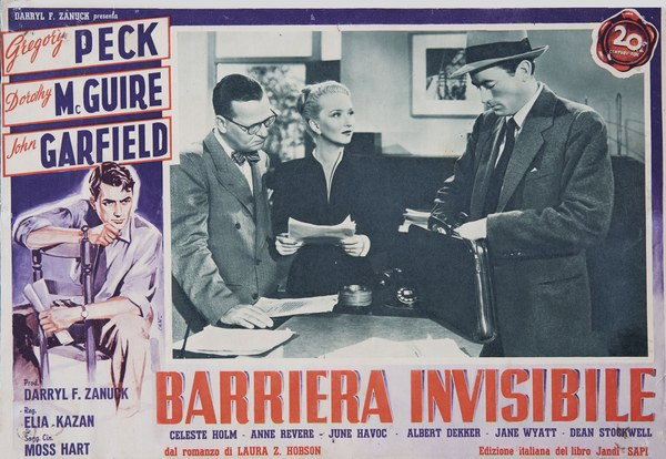 Fotobusta 5 per il film Barriera invisibile (1947)