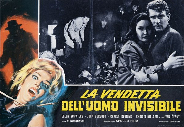 Fotobusta 6 per il film La Vendetta dell'uomo Invisibile (1963)