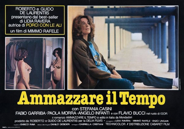 Lobby Card 3 for the film Ammazzare il tempo (1979), painted by Pierpaolo Scalera (visual)