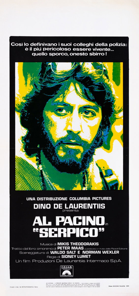 Serpico - Lobby Card 1