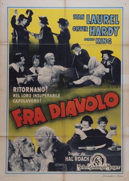 Manifesto 4 per il film Fra Diavolo (1933)