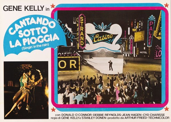 Fotobusta 5 per il film Cantando sotto la pioggia (1952)