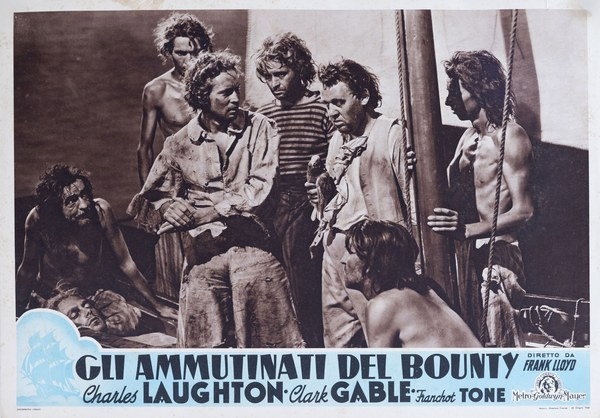 Fotobusta 3 per il film La tragedia del Bounty (1935)