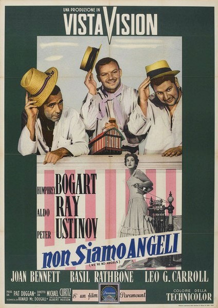 Manifesto 2 per il film Non siamo angeli (1955)