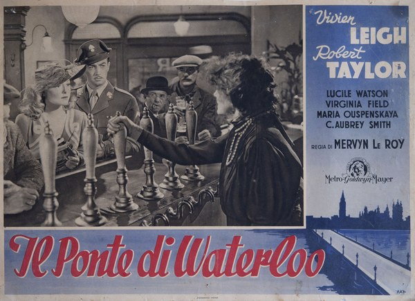 Fotobusta 3 per il film Il ponte di Waterloo (1940)