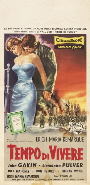 Locandina 2 per il film Tempo di vivere (1958), dipinto da Silvano Campeggi (Nano)