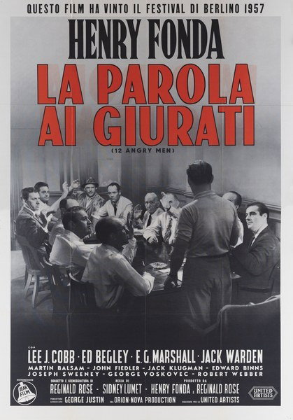 Poster 2 for the film La parola ai giurati (1957)