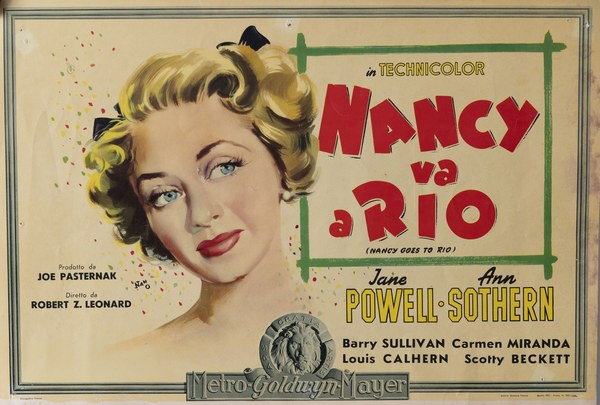 Nancy va a Rio - Fotobusta 1