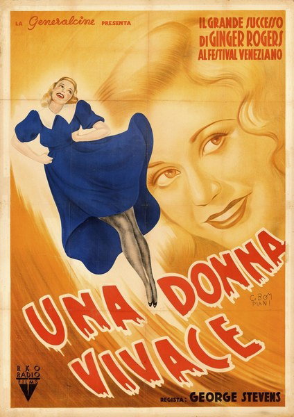 Una donna vivace - Manifesto 1