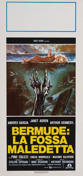 Cave of the Sharks - Lobby Card 1