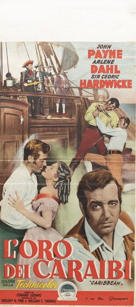 Locandina 2 for the film Caribbean (1952)