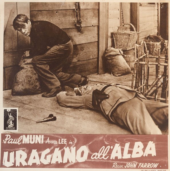 Uragano all'alba - Fotobusta 1